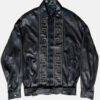 GianniVersaceBlackLeatherJacket