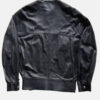 GianniVersaceLeatherJacketBlackStuddedwithzipsizeIT52fromthe1990_s
