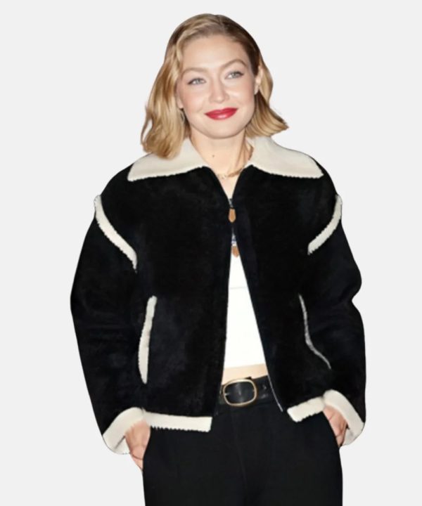 GuestInResidencePop-UpStoreOpeningGigiHadidBlackWoolBomberJacket