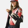 HaileyBieberBillieEilish_sConcertBikerLeatherJacket