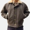 HeatStrapsDeckBrownSuedeJacket