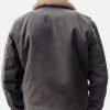 HeatStrapsDeckBrownSuedeleatherJacketwithfur
