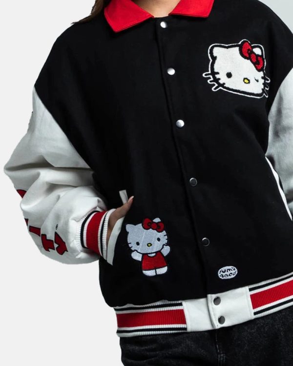 Hello Kitty Varsity Jacket Mens