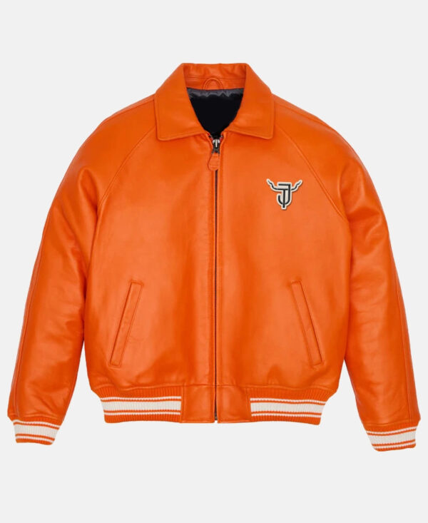 IconOrangeLeatherJacket