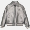 Iconic Metallic Leather Jacket