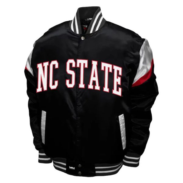 IowaHawkeyesPowerNCStateBomberSatinJacket