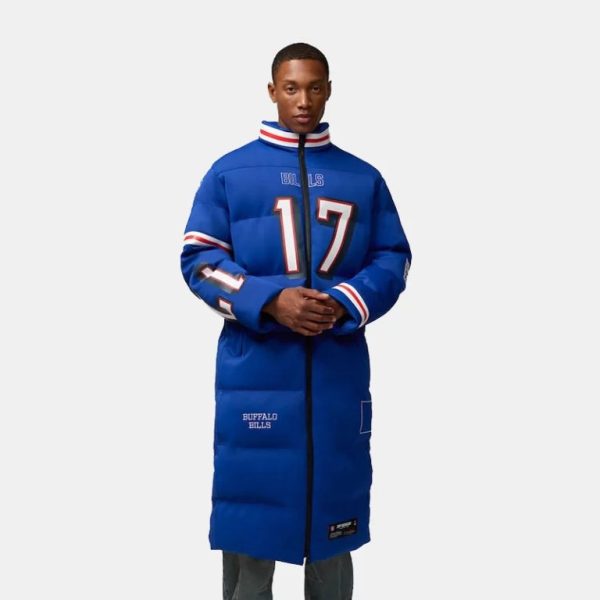 JoshAllenRoyalBuffaloBillsOffSeasonxNFLCoat