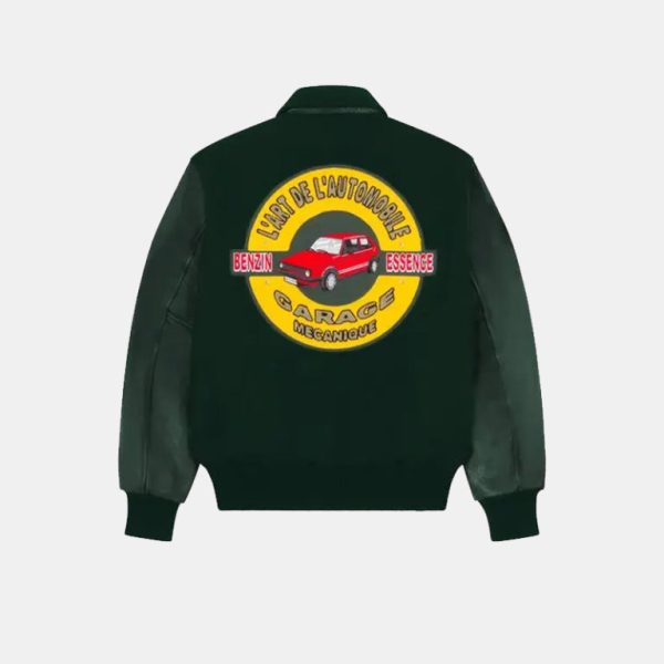 KarL ArtDeL Auto mobile Mens Porsche 968 Varsity Jacket
