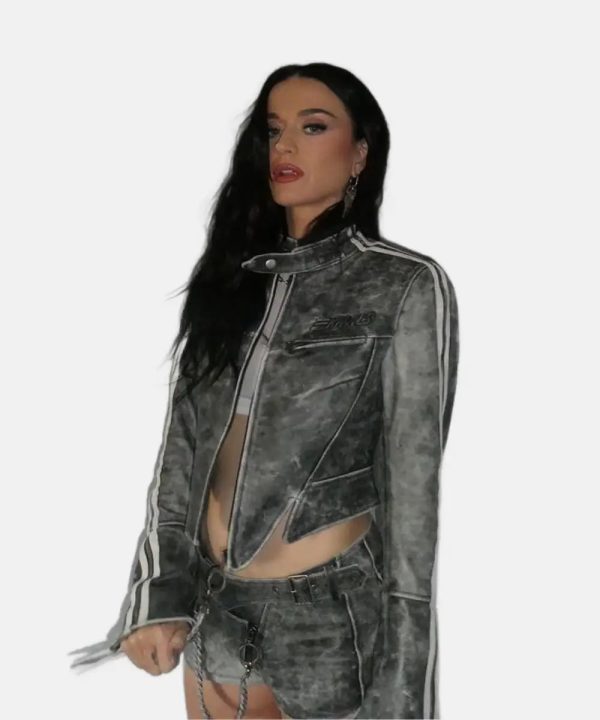 KatyPerryCroppedDistressedLeatherStripedBikerJacket