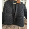 KevinCostnerYellowstoneQuiltedBlackJacket