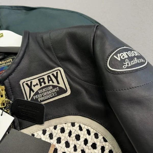 Lakers Vanson Raffia Lebron James Aime Leon Career 40k Black Leather Jacket