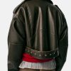 Leather Effect Cropped Biker Jacket Zara