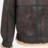 LeonKennedyResidentEvil4RemakeBrownLeatherShearlingJacket