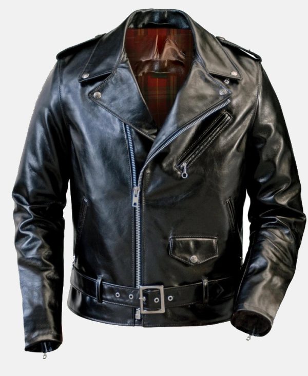 Light weight Fitted Cowhide Motorcycle Jacket