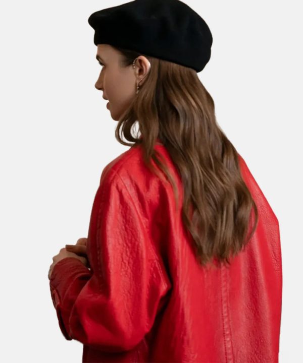 Emily in Paris S04 Emily Cooper Red Coat - Image 2