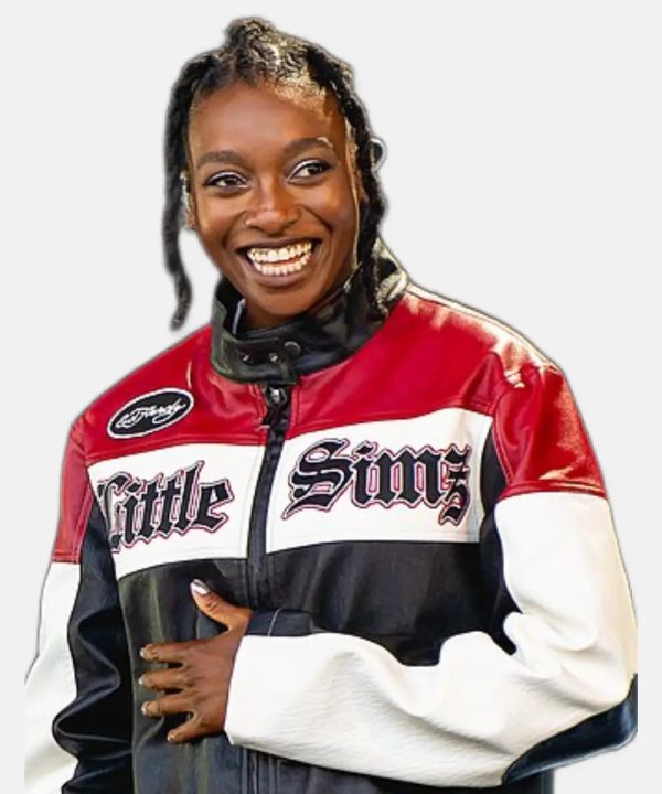 LittleSimzGlastonburyFestivalLeatherJacket