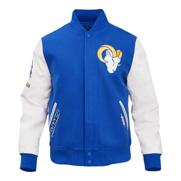 Los Angeles Rams Logo Varsity Jacket NFL