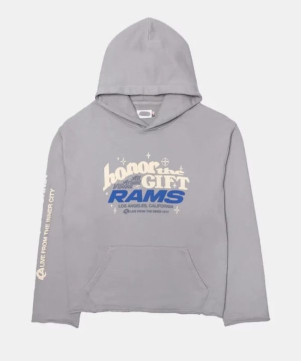 LosAngelesRamsHonorTheGiftsHoodieGrey
