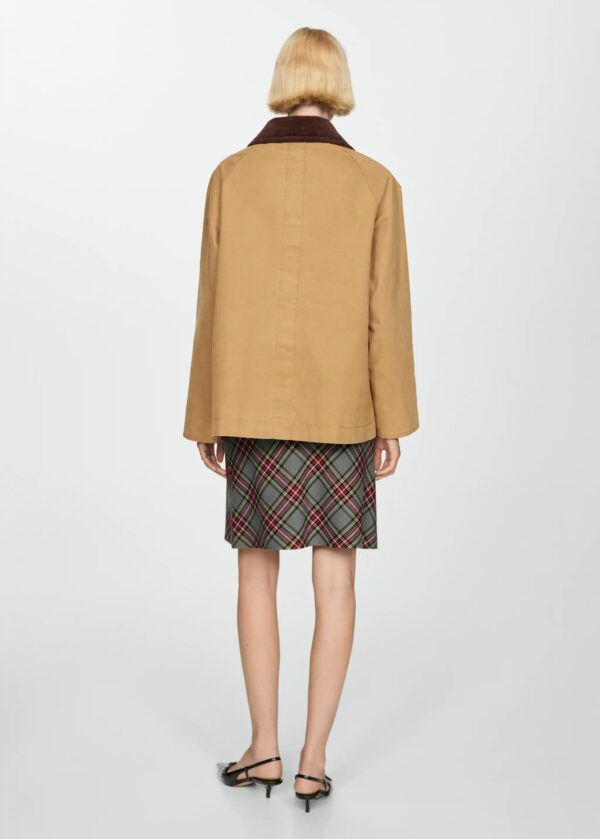 MangoBarnPocketsCottonParkaJacket