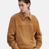 MangoLeatherBomberJacket
