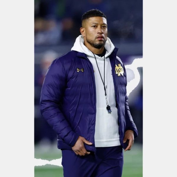 MarcusFreemanNotreDamePufferJacket