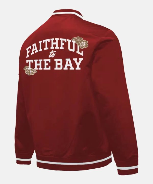 Men_sSanFrancisco49ersMitchell_amp_NessScarletAAPIApexCollectionHeavyweightSatinFull-SnapJacket