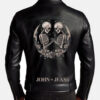 MensCustomSkeletonDesignBachelorettePartyLeatherJacket