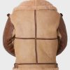 Mens B3 Flying Brown Shearling Leather Jacket for Sale
