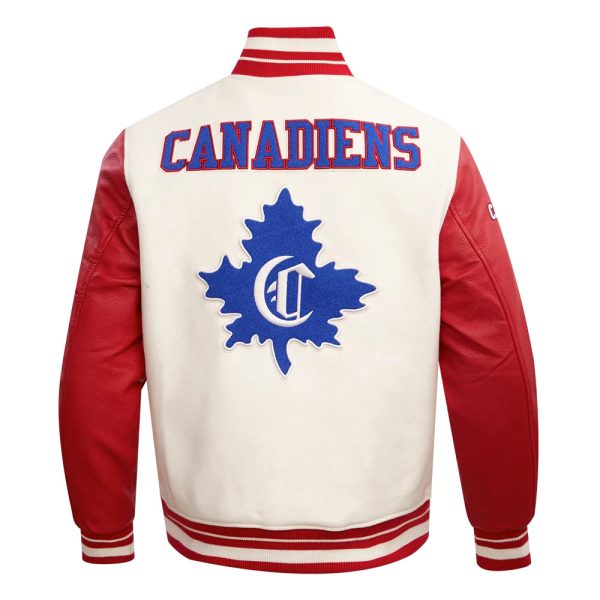 MontrealCanadiensProStandardRetroLeatherJacket