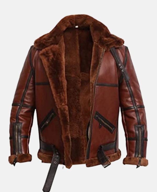 Moore RAF Aviator British Shearling Leather Jacket