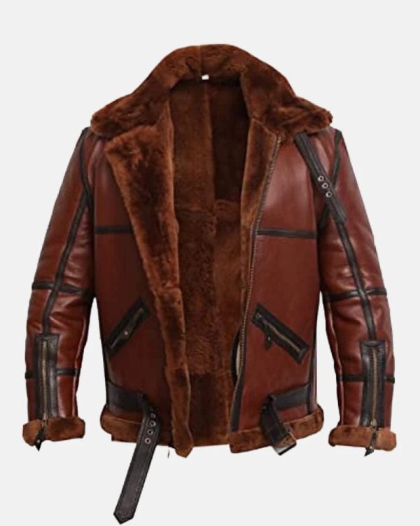 Moore RAF Aviator British Shearling Leather Jacket