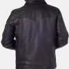 MotelRocksClassic Leather Snap- FrontTruckerJacket
