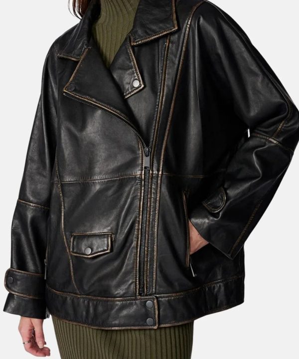 Moto Black Leather Jacket