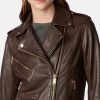Moto Jacket With Gold Hardware