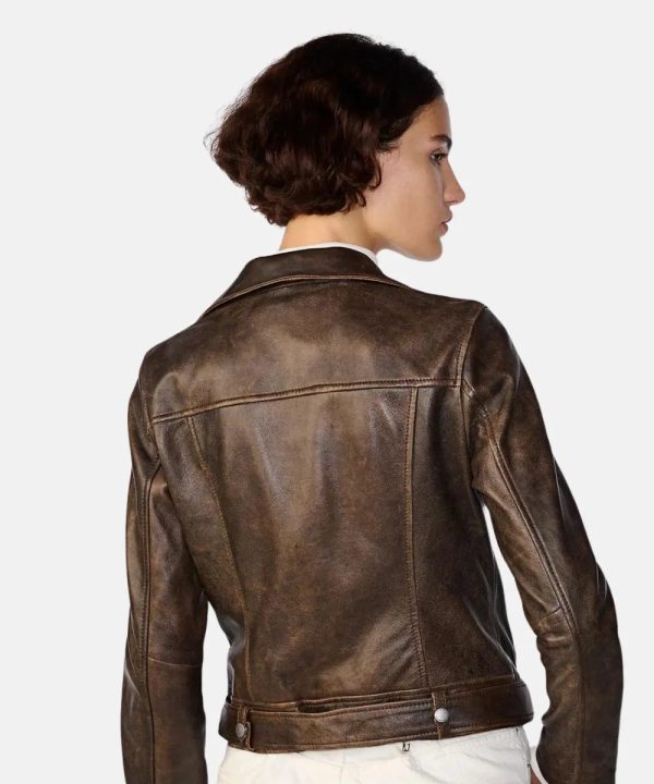 Moto Jacket With Gold Hardware