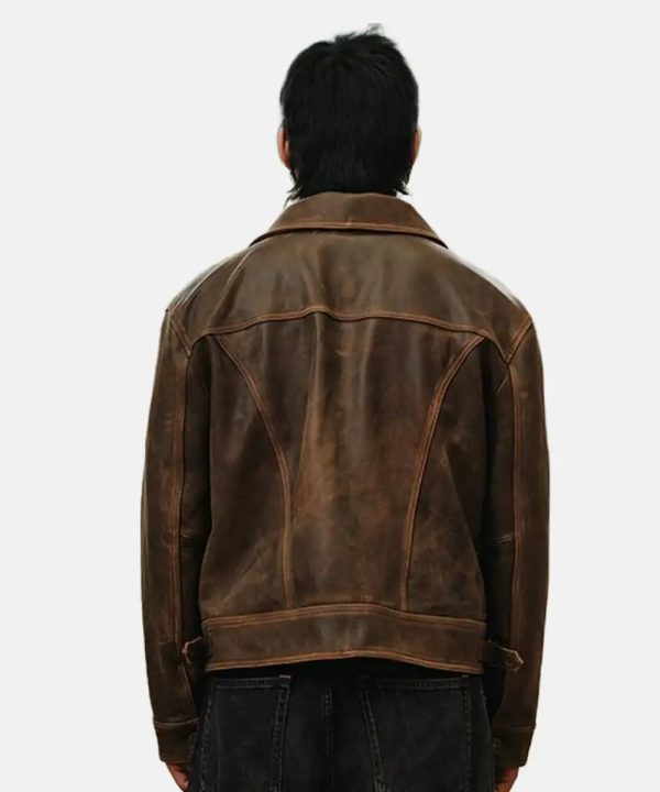 MutimerBrownLeatherJacket