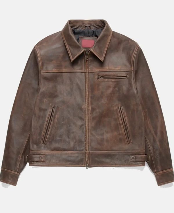 MutimerLeatherJacketBrown
