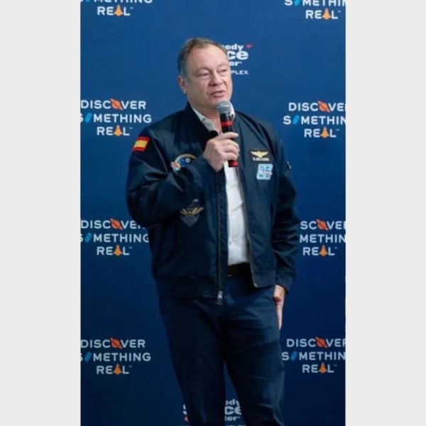 NASASpaceForceBomberJacketBlue