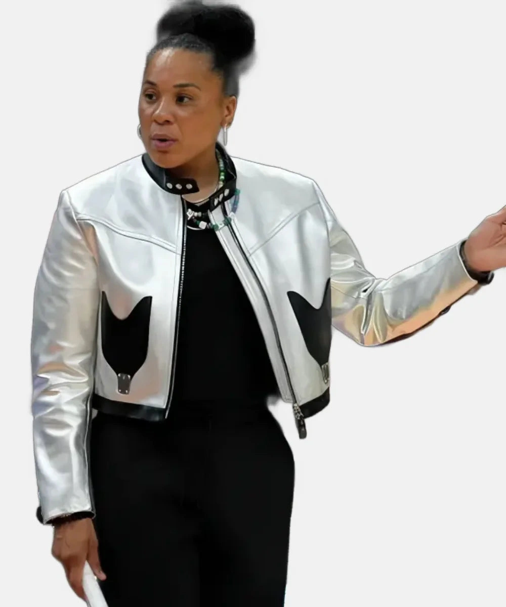 NCAA Final Tournament Louis Vuitton Dawn Staley Silver Jacket