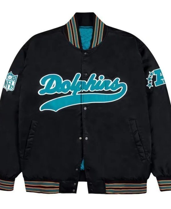 NFLMiamiDolphinsAquaBomberJacket