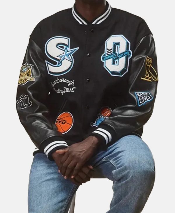 OVOxScarboroughShootingStarsBasketballVarsityJacket