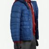 PS4VideoGameSpider-ManMilesMoralesBlueColorParachutePufferJacket