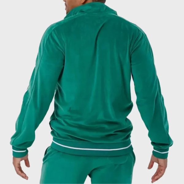 Philadelphia-Eagles-Velour-Green Jacket