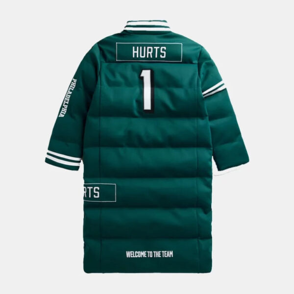 PhiladelphiaEaglesOffSeasonJalenHurtsLongPufferCoat