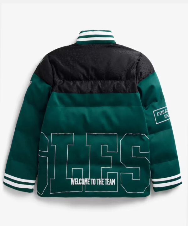 PhiladelphiaEaglesOffSeasonxNFLMidnightGreenPufferJacket