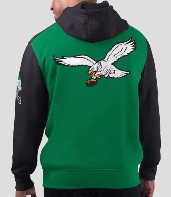 PhiladelphiaEaglesStarterKellyGreenExtremeHoodieFoFrSupportsFans