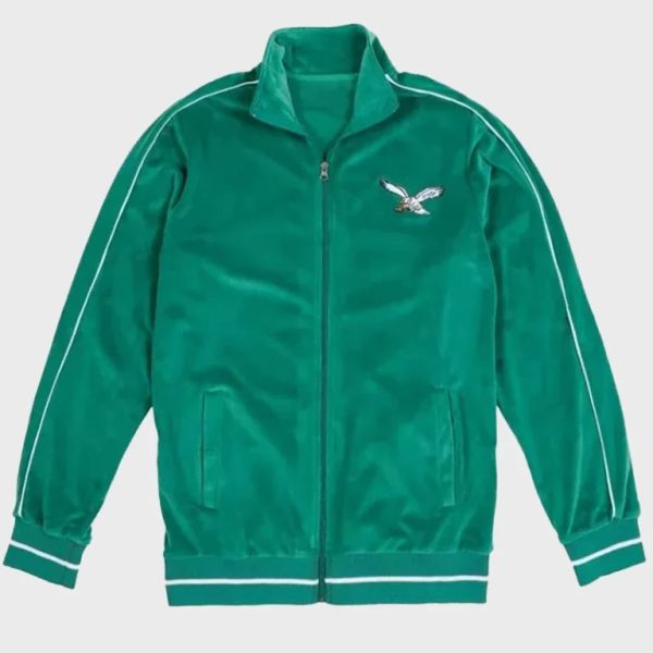 Philadelphia Eagles Velour Tracksuit Jacket