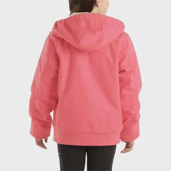 Pink Carhartt Hooded Active Jacket Womens