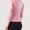 PinkLeatherBikerJacket
