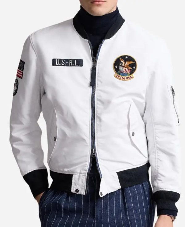   Polo Ralph Lauren 2024 Paris Olympics Team USA Reversible Bomber Jacket